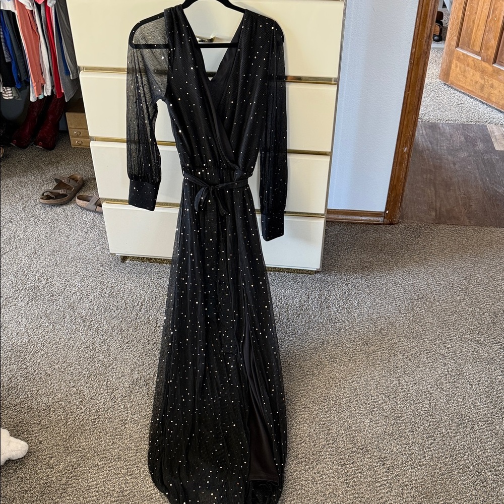 Baltic Born Elegant Black Evening Dress